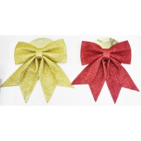 Новорічна прикраса Бантик 15×20 см (в асортименті) 24-003