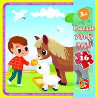 Пазли G-Toys Ферма, 16 елементів, LA08