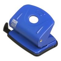 Діркопробивач металевий, до 20 аркушів, синій