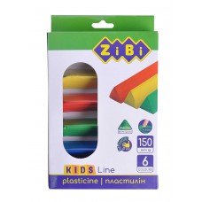 Пластилін 6 кільк. 150гр. Kids line шт.