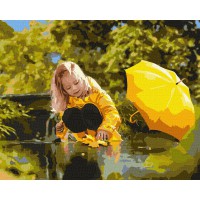 Набір для розпису по номерах Теплі дні осені, 40x50 см, КНО4945