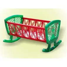 Кроватка в сетке, Бамсик, 50x30x4 см, 006