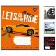Зошити учнівські 60 аркушів клітинка Yes Lets go for ride, 10 шт. в упаковці