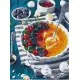 Набір для розпису по номерах Чорничне крем-брюле, 30x40 см