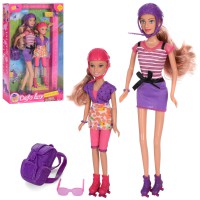 Набір ляльок DEFA Сестрички на роликах з аксесуарами