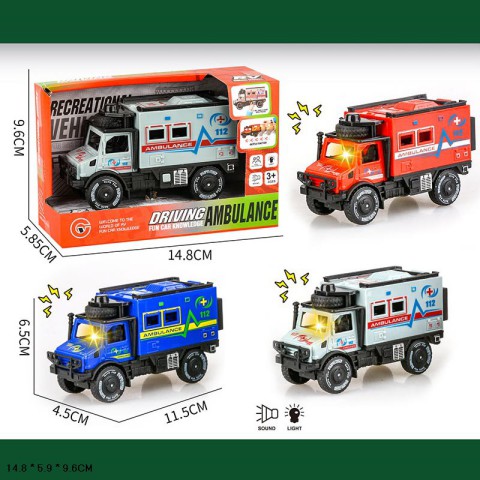 Машина батарейки, звук, світло (В асортименті)