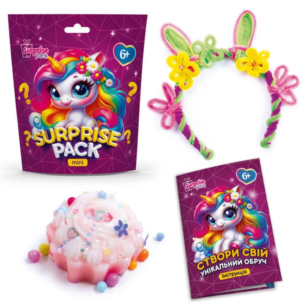 Набір для розваги Vladi Toys "Surprise Pack Mini 6" - набір для створення квіткового обруча та сквіш VT8040-06