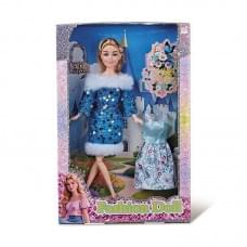 Лялька 30 см, шарнірні з'єднання суглобів, знімний одяг та взуття, аксесуари 8675-6