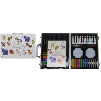 Набір для творчості 48 предметів Звірята у валізі, 30x25x5.5 см, 001-68