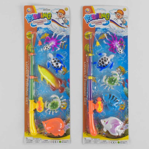 Риболовля з магнітом, на листі, 58x19x4 см, 893C-15/893C-16 (В асортименті)