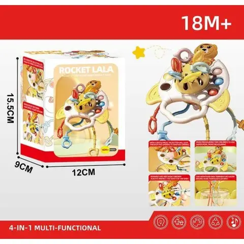 Брязкальце пальчикові ігри поп-іт гумові прорізувачі ручка YD750-22