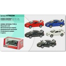 Модель легкова honda integra type r 5'' kt5053w метал. Інерція відкр. Дв. 4кол. Коробка