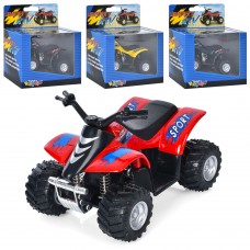 Машина металл KS3506W "SMART ATV", в кор. 16*8*7,5см /96-4/