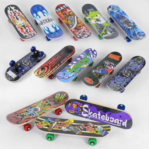 Скейт, колеса діаметр 5 см, PVC, довжина дошки 43 см, F22223 (В асортименті)