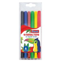 Фломастери 1 Вересня Zoo Land, 6 кольорів