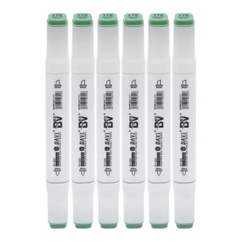 Скетч-маркер двосторонній №172, на спиртовій основі, 10 шт.