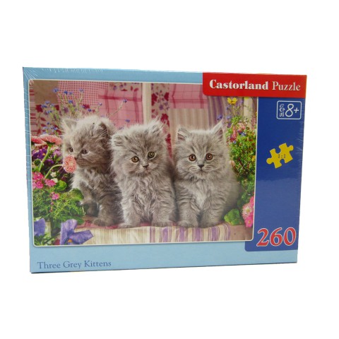 Пазли Castorland Три сірих котеняти, B-27491
