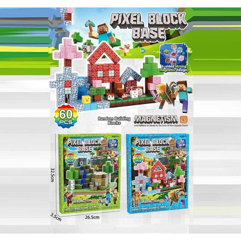 Магнітний конструктор 60 деталей, в кор. 35*26*3см /60/