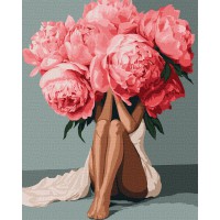 Набір для розпису по номерах Витонченість, Ideyka, 40x50 см, КНО8526