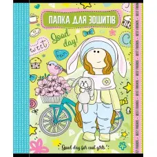 Папка для тетрадей, 7БЦ, В5, 240x174x23 мм, на резинках, 19124