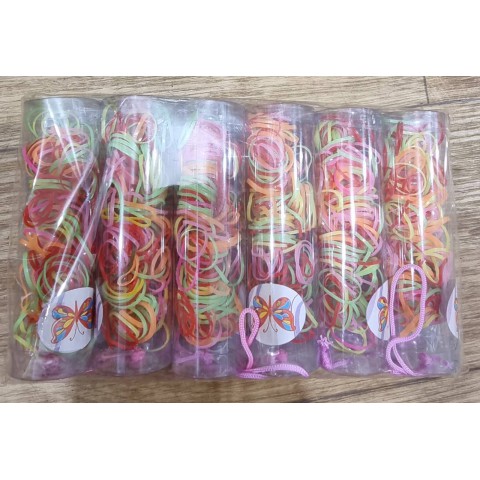 Гумочки кольорові для кісок, 200 шт.