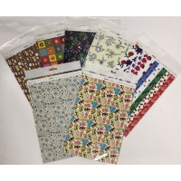 Набір картону для дизайнерських робіт (двосторонній), 2 аркуші, ТМ "Тетрада", ціна за 5 шт.