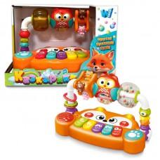 Музичний центр WToys "Казкарики" озвучений українською мовою, підсвічування, пісні, казки, віршики 83339