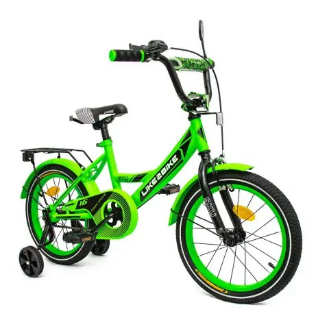 Велосипед дитячий 16" Like2bike Sky зелений 241603