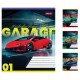 Зошити учнівські 24 аркуша лінія 1B Garage, 20 шт. в упаковці
