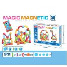 Магнітний конструктор 98 деталей, в кор. 24*26*5см /36-2/