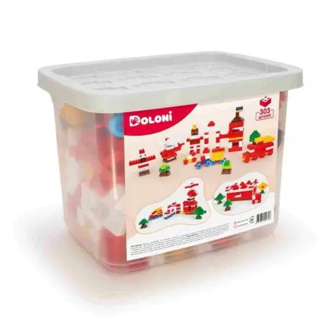 Конструктор "ДСНС/Фортеця/Швидка допомога", 303 деталі, у контейнері для зберігання, Фламінго, 013999/04