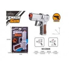 Пістолет мет. під пістони, на планшетці 20,5*14*3,5 см /60/