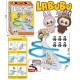 Трек "LABUBU" 6 героїв, підсвічування, автоматичний підіймач, весела мелодія, гірки,бат. 19х14х8см