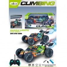 Р/К Машина, акум, 21,5см, 1:20, пара/дим, світло, корпус не б'ється, гумові колеса, USBзарядне, 2 кольори, в кор-ці, 25,5-11-14см /18/