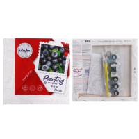 Набір для розпису по номерах Соковита лохина, 25x25 см