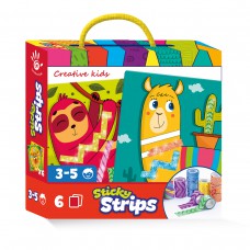 Набір для творчості vladi-toys "sticky strips. Лама" (укр) vt4433-04
