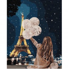 Картина за номерами  "незабутній вечір у парижі" 40*50см