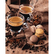 Картина за номерами  "аромат кави" 40х50см кно5642