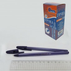 Набір ручка кулькова фиолетова 555a-vio