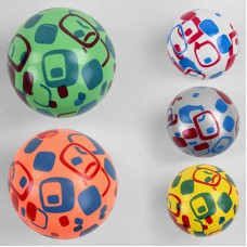 М'яч гумовий 5 кольорів, розмір 9", вага 60 грамів