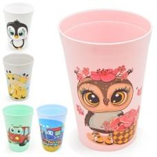 Склянка дитяча "Сонечко" пластик 400мл PB-215 /25/, ціна за 5 шт. //