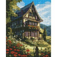 Набір з алмазною мозаїкою Казка у горах AMO7663, 40x50 см