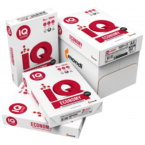 Папір А4 IQ Economy, 500 арк., 80 г/м², Mondi, 20238