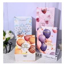 Пакет подарунковий паперовий S "Happy birthday" 18*23*10см R33226-S 6 шт. в уп. /720/