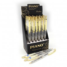 Ручка масляна "Piano" "Fashion" 0,7мм, синя, ціна за 24 шт. //