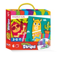 Набір для творчості Sticky Strips Лама, Vladi Toys, VT4433-04