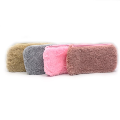 Пенал м’який Пухнастий, 17x10.5 см, 0763P (В асортименті)