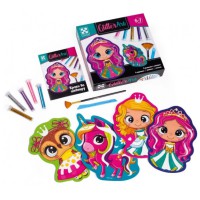 Набір для творчості Glitter Art Казкові принцеси, Vladi Toys, VT4501-10