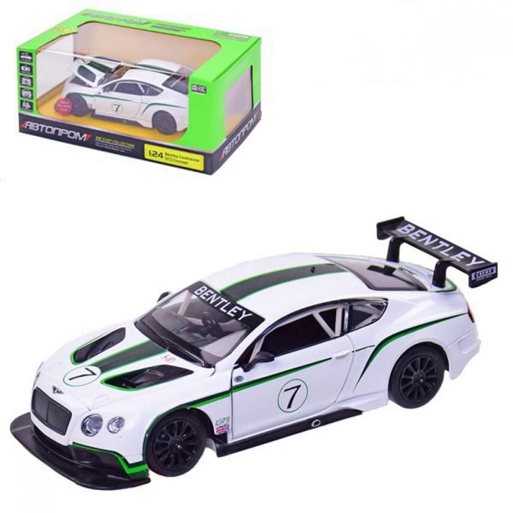Машина металл АВТОПРОМ 1:24 "Bentley Continental GT3 Concep" 68266A
