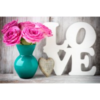 Набір для творчості алмазна картина LOVE Strateg HEG87049, 30x40 см